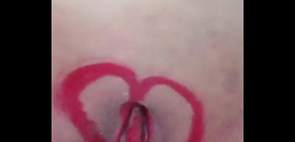  Blacked nicely Red Lipstick pussy